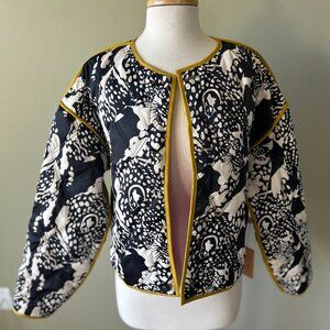 NWT Crosby by Mollie Burch Felix Reversible Black and White Leopard/ Pink